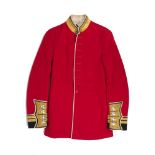 A British army Grenadier Guards Bandsman dress tunic by Kashket & Partners Ltd, bearing label for