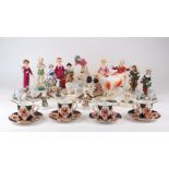 A group of British and European collectible ceramics, 20th Century, to include: five Royal Worcester
