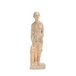 A Roman-style modern marble statuette depicting Aphrodite, after the antique, 27cm high Please refer