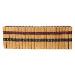 The Times History of The War, 22 volumes with Index, cloth and tan leather boards with gilt