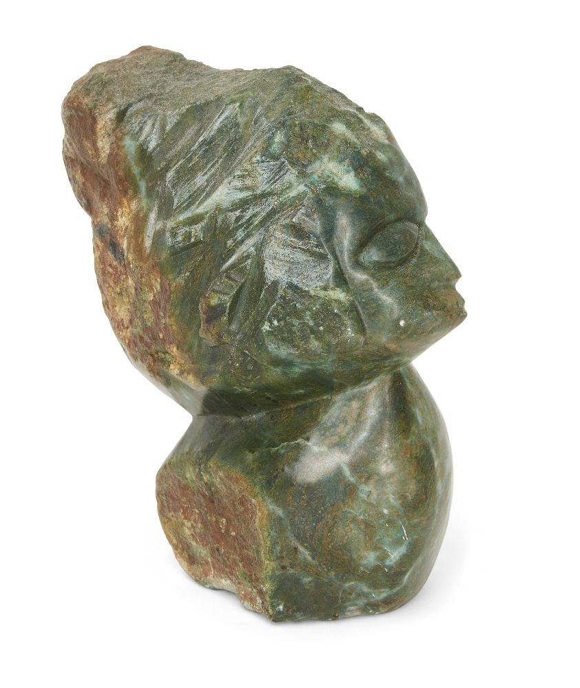 Donated to the Royal Society of Sculptors: Unknown artist, British 20th Century - Figure with carved - Bild 2 aus 2