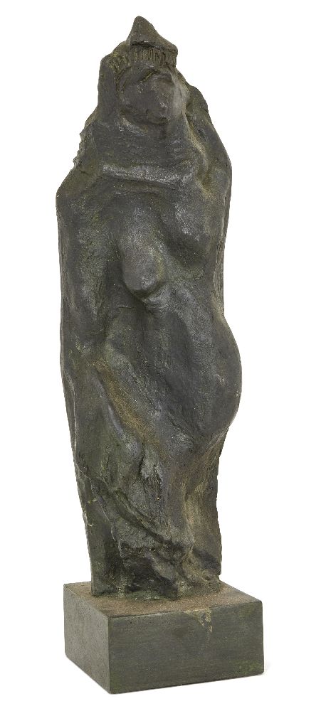 Donated to the Royal Society of Sculptors: Nicholas Eames, British b.1960 - Egyptian Figure, 1992;