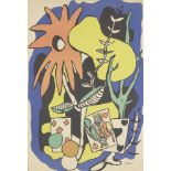 Fernand Léger, French 1881-1955- King of Hearts, 1949; lithograph in colours on wove, signed in