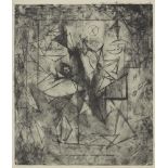 Leo Davy, British 1924-1987- Untitled, 1949; etching on thin wove, sheet 28 x 41.6cm (unframed) (