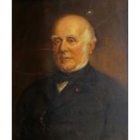 British School, early/mid 20th century- Portrait of a gentleman, quarter-length turned to the