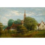 British School, late 19th century- Riccarton, Scotland; oil on canvas, 37 x 53.5 cm Please refer