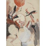 Adrian Heath, British 1920-1992 - Untitled, 1961; oil on paper, signed and dated lower right 'Adrian