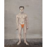 Sir Francis Rose, British 1909-1979 - Standing male figure, 1933; oil on board, signed and dated