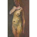 Henryk Gotlib, British/Polish 1890–1966 - Nude with Hand on Shoulder, 1960; oil on canvas, signed