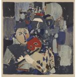 Roger Mühl, French 1929-2008- Untitled; Lithograph in colours, signed ‘Mühl’ lower right and