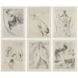 Salvador Dalí, Spanish 1904-1989- La Venus aux Fourrures [Field 68-6], 1969-70; six engravings on