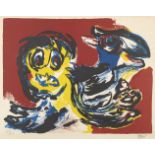Karel Appel, Dutch, 1921-2006- Wild Horse Rider, 1970; lithograph in colours on Arches wove,