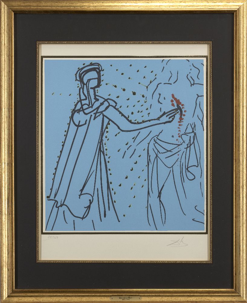 Salvador Dalí, Spanish 1904-1989- The Twelve Apostles: Mark and Thomas [Field 72-14], 1977; two - Image 2 of 13