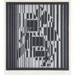 Victor Vasarely, Hungarian/French 1906-1997- Vasarely 75, 1984; screenprints in colours on wove,