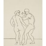 André Derain, French 1880-1954- Le Satyricon, 1951; ten engravings on Arches wove, each unsigned and