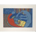 Uzo Egonu, Nigerian/British 1931-1996- Untitled (cards), 1970; lithograph in colours on J. Barcham