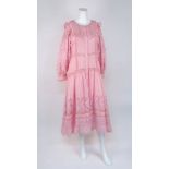 LoveShackFancy: a Titania Pink Grace Midi dress, size '6', together with a Coralie English Rose