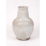 A studio pottery stoneware vase, 20th century, incised initials to base 'UD' and numbered '32', of