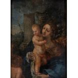 Follower of Baccio della Porta, called Fra Bartolommeo, Italian 1472-1517- The Virgin and Child with