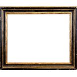 An Parcel Gilded and Ebonised Salvador Rosa Style Frame, mid-late 20th Century- with cavetto