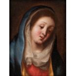 Follower of Giovanni Battista Salvi, Called Il Sassoferrato, Italian 1609-1685- Virgin Mary; oil