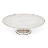 An early George II silver tazza, London, 1727, probably John Penfold (Grimwade), the flat dish