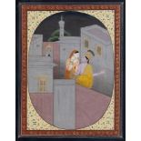 PROPERTY FROM THE COLLECTION OF WILLIAM AND MILDRED ARCHER An Illustration to the Sat Sai of Bihari,