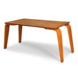 Eric Lyons (British 1912-1980), an elm veneered bent ply coffee table for Tecta, c.1940, applied