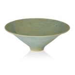 Emmanuel Cooper (British 1938-2012), a porcelain footed bowl, c.1980, impressed potter's seal to