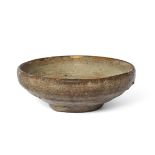 A Chinese green junyao small dish, Northern Song/Jin dynasty, on short foot with slightly curved