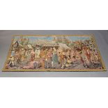 Two Flemish Gobelin style tapestries, late 20th century, one from the series of tapestries depicting