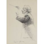 Eugene Spiro, German/American 1874-1972- Arturo Toscanini; lithograph, signed in pencil and