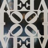 After Robert Indiana, British 1928-2018- Love Rising, 2010; offset lithographic poster on smooth