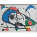 Joan Miró, Spanish 1893-1983- Plate XI, 1975; lithograph in colours on wove, from Miro Lithographs