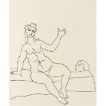 André Derain, French 1880-1954- Le Satyricon, 1951; nine engravings on Arches wove, each unsigned