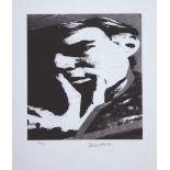 Billy Name, American 1940-2016- Untitled Andy's Self portrait; screenprint on wove, signed and