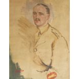 Wheeler, British school, early 20th century - Portrait of an officer, quarter-length turned to the