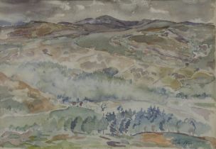 Philip Wilson Steer OM, British 1860-1942 - Landscape; watercolour on paper, signed lower right '