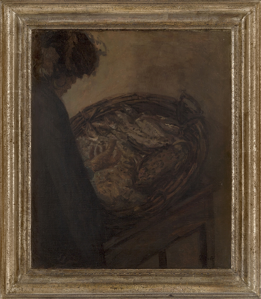 Walter Sickert ARA, British 1860-1942 - Alla Pescheria, c.1903-04; oil on canvas, signed 'Sickert' - Image 2 of 3
