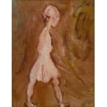 Henryk Gotlib, British/Polish 1890–1966 - Standing figure; oil on canvas, signed lower right '