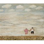 Gary Bunt, British b.1957 - Down by the Sea, 2008; oil on canvas, signed, titled and dated on the