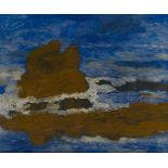 Albert Houthuesen, British/Dutch 1903-1979- Ochre Rock, 1969; acrylic on board, signed lower edge '