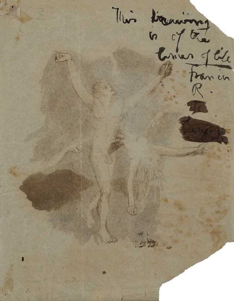 Sir Francis Rose, British 1909-1979 - Creation of woman, no.111; ink on paper, titled lower right - Image 2 of 3