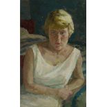 Geoff Yeomans, British 1934–2021 - Ann Barron, c.1950s; oil on canvas, titled on the reverse 'Ann