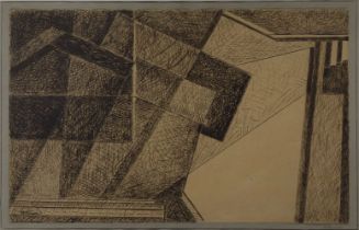 Lawrence Atkinson, British 1873-1931 - Abstract composition, c.1913-18; ink on paper
