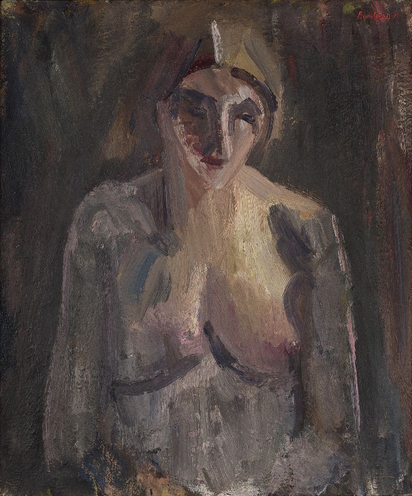 David Bomberg, British 1890-1957 - Woman in sunlight, Lilian, 1931; oil on canvas, signed and