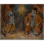 Morris Kestelman RA, British 1905-1998- Circus scene; pastel, ink and pencil on paper, signed