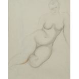 Fred Kormis, German 1894-1986- Nude Female; pencil and chalk on paper, 42 x 33.5 cm: together with