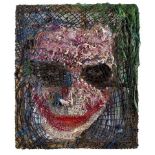 Fabian Marcaccio, Argentinian b.1963- Joker, 2015; mixed media on rope, signed and dated on the