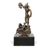 Salvador Dalí, Spanish 1904-1989- Perseus - Homage to Benvenuto Cellini, 1976; bronze on marble